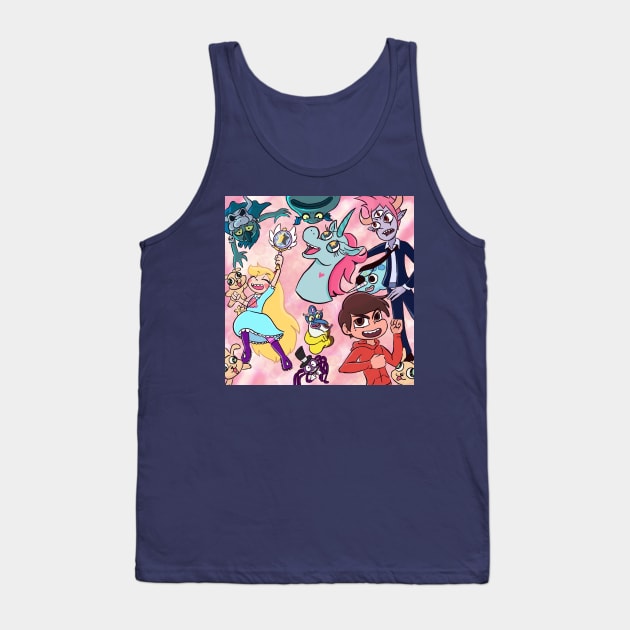 Party Like a Pony Head Tank Top by KristinaGraphics